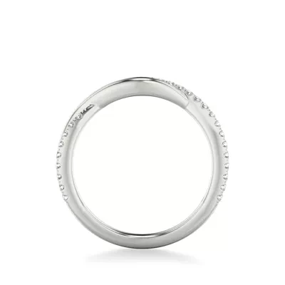 Lexie Contemporary Twist Diamond Band