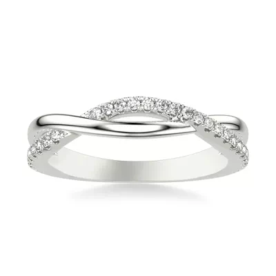 Lexie Contemporary Twist Diamond Band