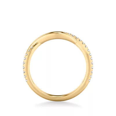 Lexie Contemporary Twist Diamond Band