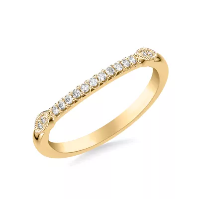 Kelly Contemporary Diamond Wedding Band