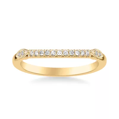 Kelly Contemporary Diamond Wedding Band