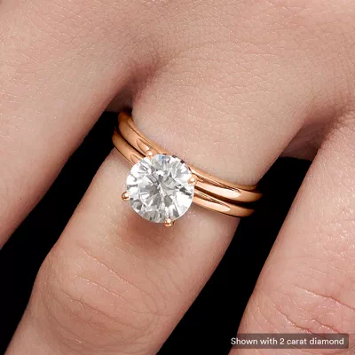 Violeta Sapphire Hidden Halo Engagement Ring