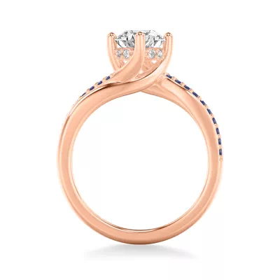 Parker Sapphire Twist Engagement Ring
