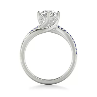 Parker Sapphire Twist Engagement Ring