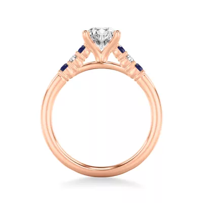 Harleigh Sapphire & Diamond Engagement Ring