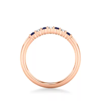 Harleigh Sapphire & Diamond Band