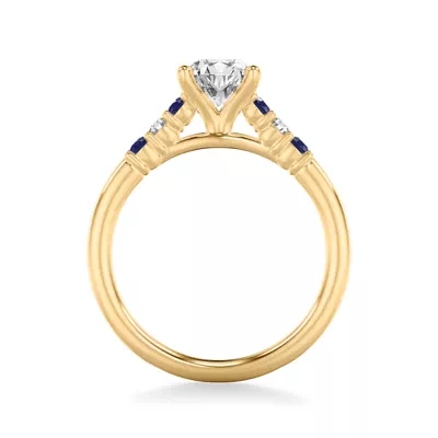 Harleigh Sapphire & Diamond Engagement Ring