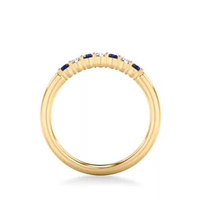 Harleigh Sapphire & Diamond Band