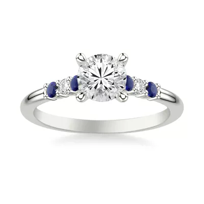 Harleigh Sapphire & Diamond Engagement Ring