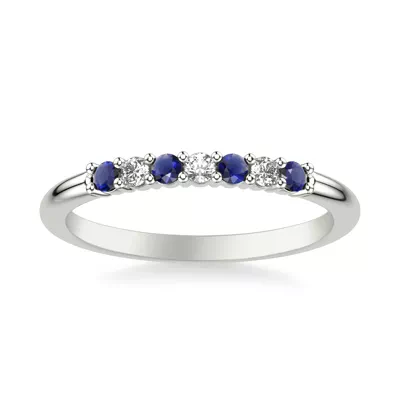 Harleigh Sapphire & Diamond Band