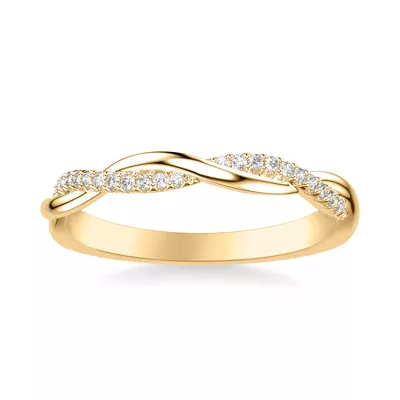Mckenzie Diamond Twist Band