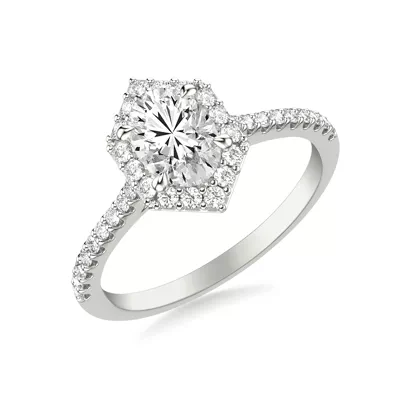 Lorelai Halo Engagement Ring