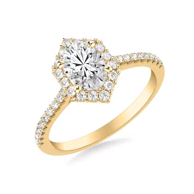 Lorelai Halo Engagement Ring