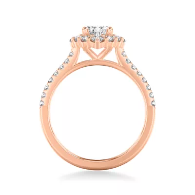 Maxine Halo Engagement Ring