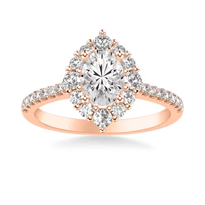 Maxine Halo Engagement Ring