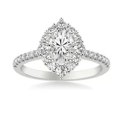 Maxine Halo Engagement Ring