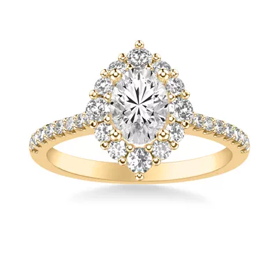 Maxine Halo Engagement Ring