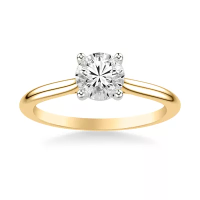 Delphina Two-Tone Solitaire