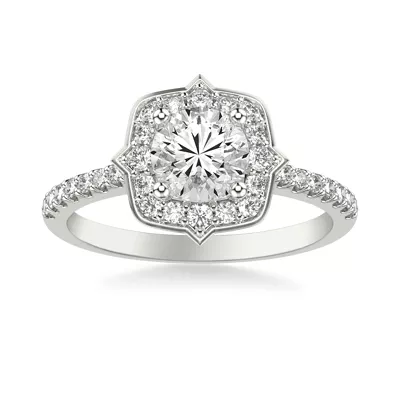 Peyton Halo Engagement Ring