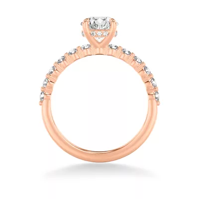 Bliss Shared Prong Diamond Engagement Ring