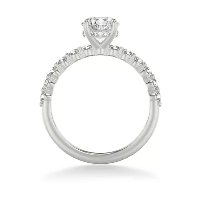 Bliss Shared Prong Diamond Engagement Ring
