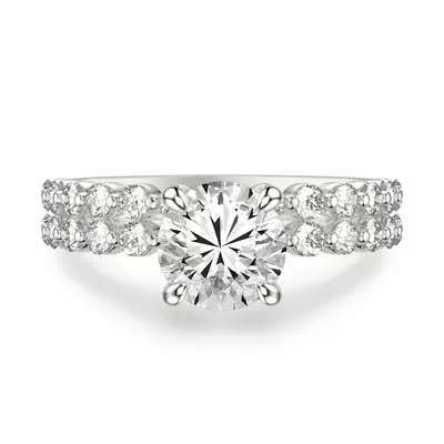 Bliss Shared Prong Diamond Band