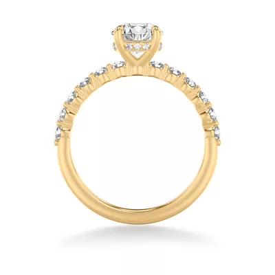 Bliss Shared Prong Diamond Engagement Ring