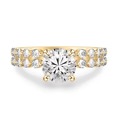 Bliss Shared Prong Diamond Band