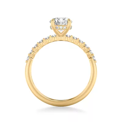 Bliss Petite Shared Prong Diamond Engagement Ring
