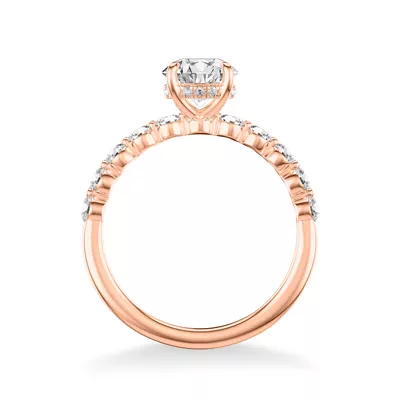 Bliss Grand Shared Prong Diamond Engagement Ring
