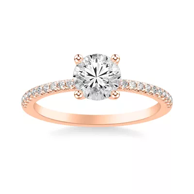 Renata Pavé Diamond Engagement Ring