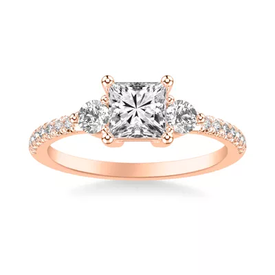 Brigitte Diamond Accent Engagement Ring
