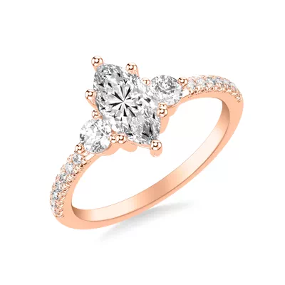 Brigitte Diamond Accent Engagement Ring