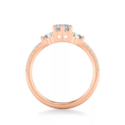 Brigitte Diamond Accent Engagement Ring