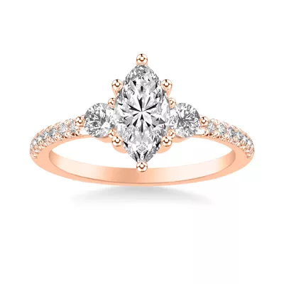 Brigitte Diamond Accent Engagement Ring