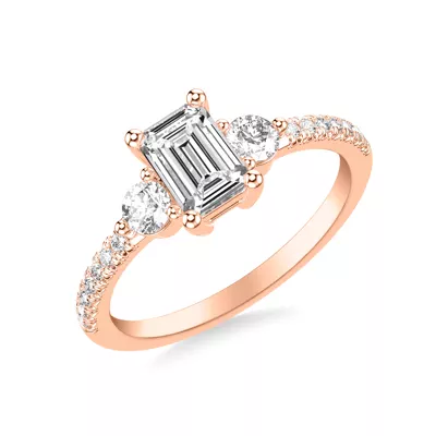 Brigitte Diamond Accent Engagement Ring