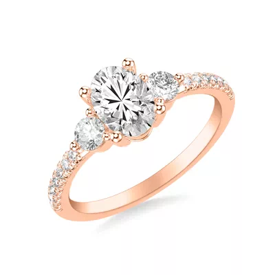 Brigitte Diamond Accent Engagement Ring