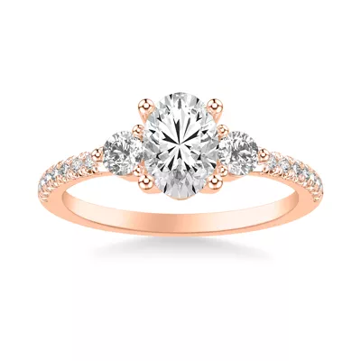Brigitte Diamond Accent Engagement Ring