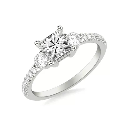 Brigitte Diamond Accent Engagement Ring