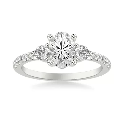 Brigitte Diamond Accent Engagement Ring