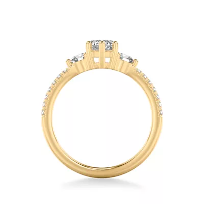 Brigitte Diamond Accent Engagement Ring