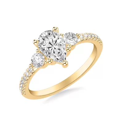 Brigitte Diamond Accent Engagement Ring
