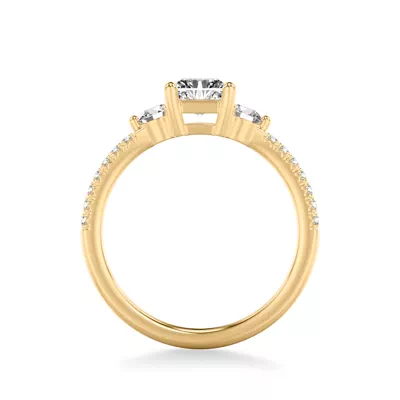 Brigitte Diamond Accent Engagement Ring