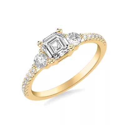 Brigitte Diamond Accent Engagement Ring
