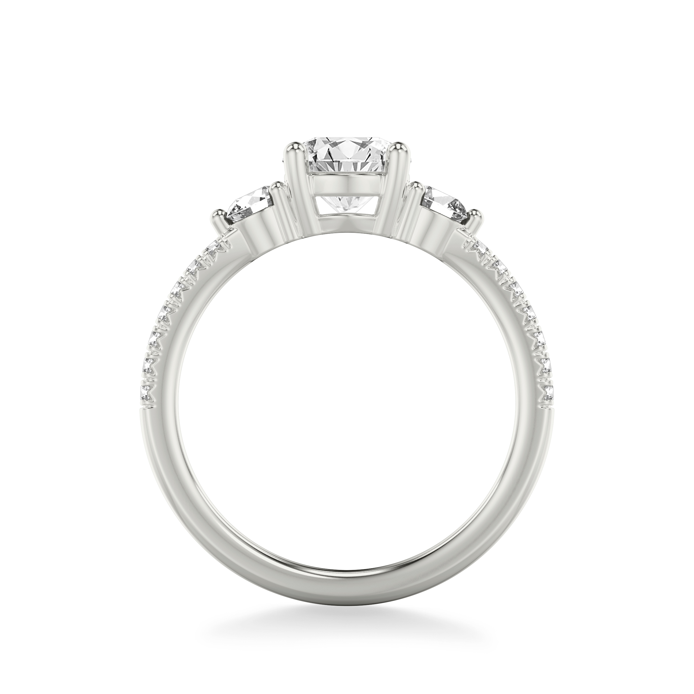 Brigitte Pavé Engagement Ring