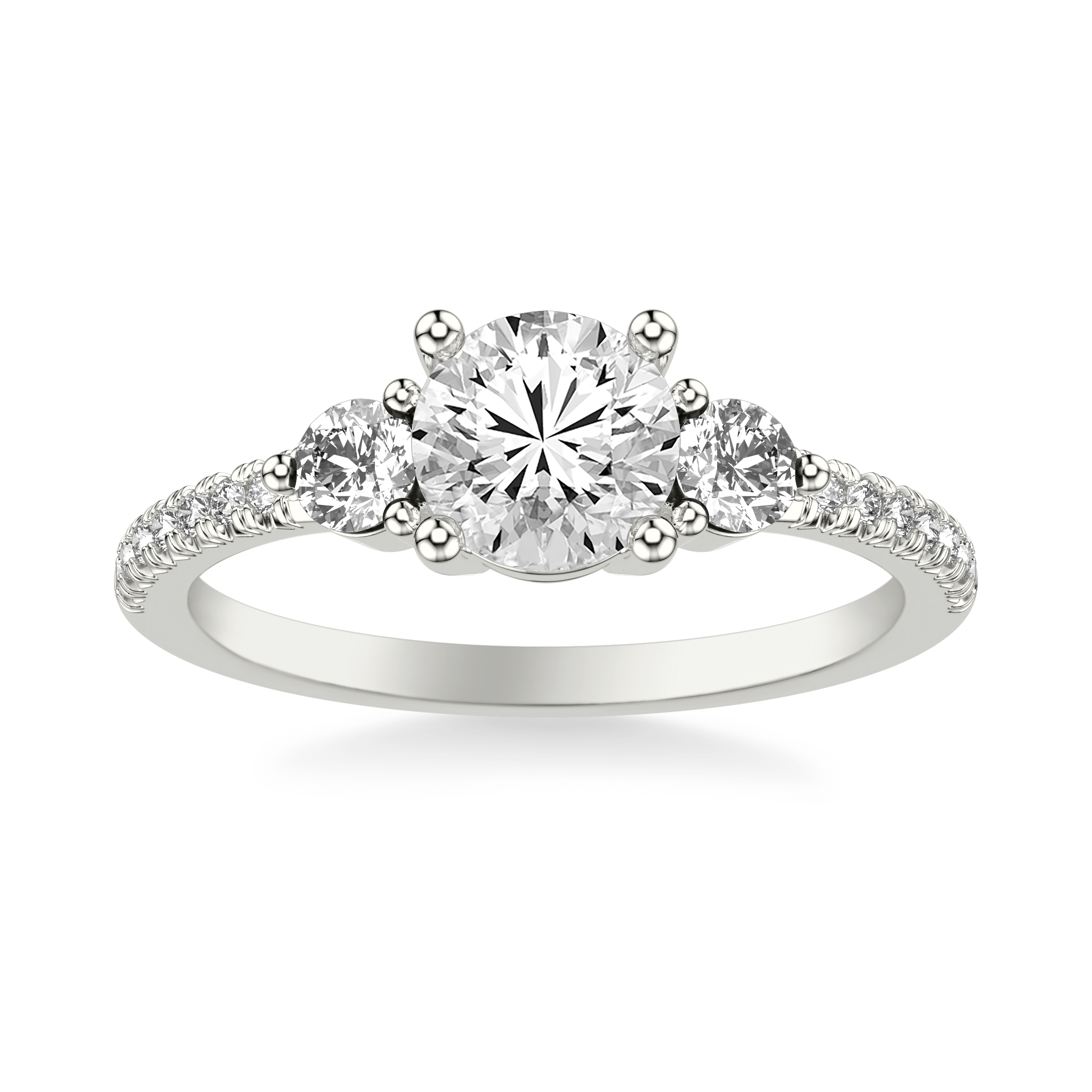 Brigitte Pavé Engagement Ring