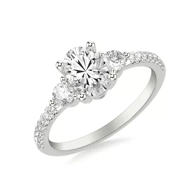 Brigitte Diamond Accent Engagement Ring
