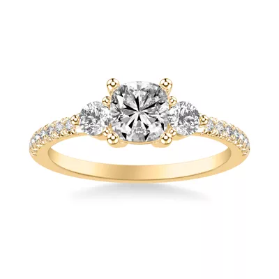 Brigitte Diamond Accent Engagement Ring