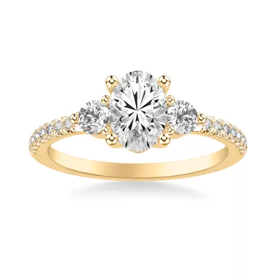 Brigitte Diamond Accent Engagement Ring