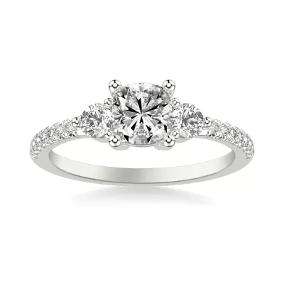 Brigitte Diamond Accent Engagement Ring
